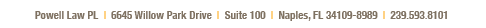 Powell Law address information